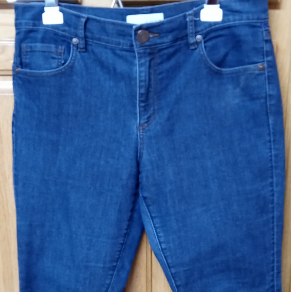 Ann Taylor Loft Modern Skinny Jeans 29/8P Dark Wash